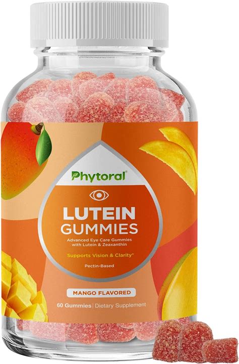 Buy Lutein & Zeaxanthin Eye Vitamins for Adults - Delicious Vegan Eye ...