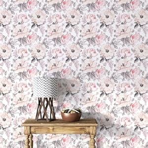 DWELLSINDIA Self |Bouquets of Roses| Adhesive Wallpaper Peel & Stick ...