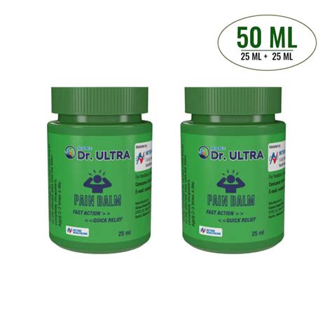 Dr Ultra Balm - 50ml | Ayurvedic Balm for Instant Pain Relief