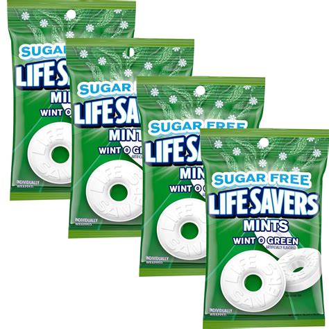 Amazon.com : Sugar Free Lifesavers Wint O Green Mint, 2.75 Ounce (Pack ...