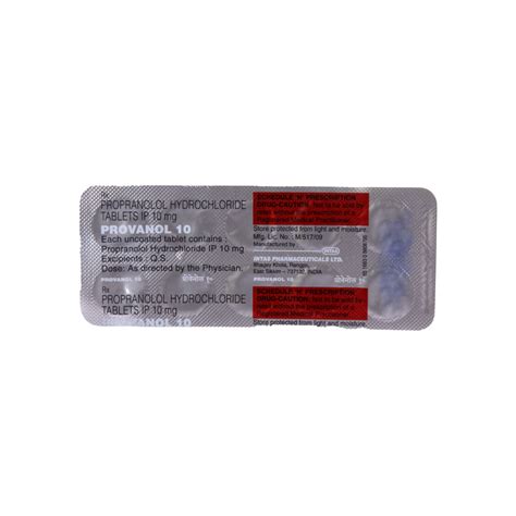 PROVANOL 10MG TABLET Price, Uses, Side Effects, Composition - Apollo ...