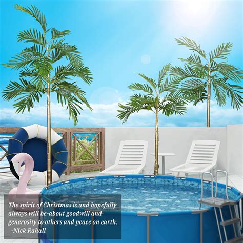 Buy DKLGG Lighted Palm Tree, 4FT 5FT 6FT LED Artificial Palm Tree ...