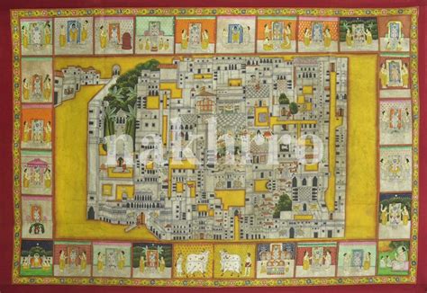 Temple Map Of Nathdwara Shrinath Ji Haveli Pichwai – Nakhrro