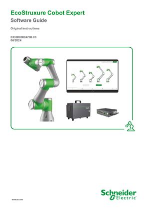 EcoStruxure Cobot Expert, User Guide | Schneider Electric