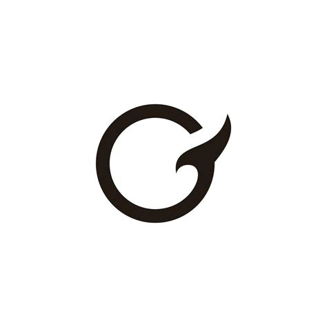 letter g circle hawk simple logo vector 36345240 Vector Art at Vecteezy