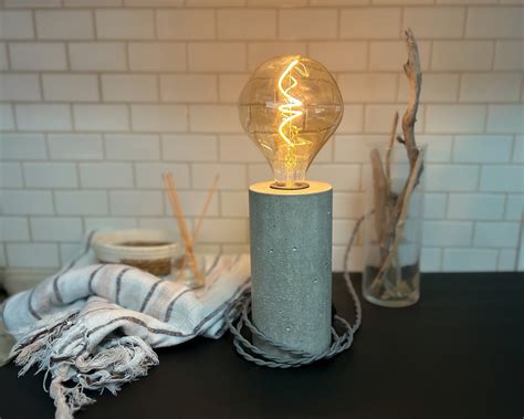 Image result for Concrete Table Lamp