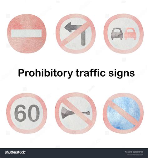 Image result for Prohibitory Traffic Sign Colors