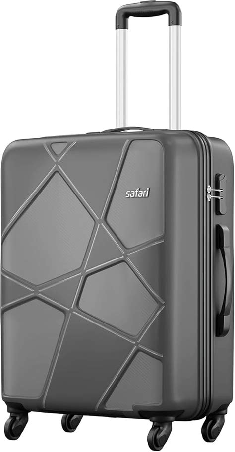 Safari Pentagon Hardside Medium Size Check-in Luggage Suitcase Trolley ...