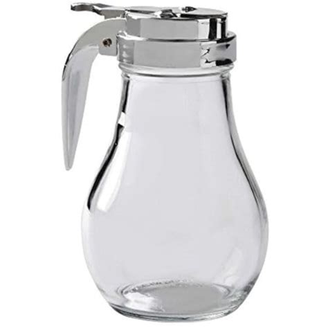 Great Credentials Syrup Dispenser With Cast Zinc Top 14 Ounce ...