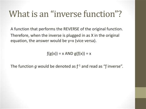 Inverse Functions Explained 的图像结果
