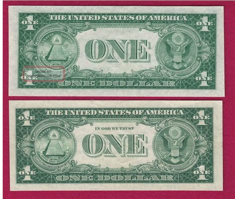 2 1935 One Dollar Silver Certificates - - - 1 Is A Star Note
