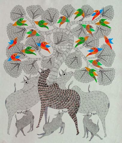 Gond: Tribal Art of Central India – ArtZolo.com