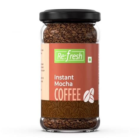 Buy Mocha Instant Coffee Granules 50g Online - Refresh