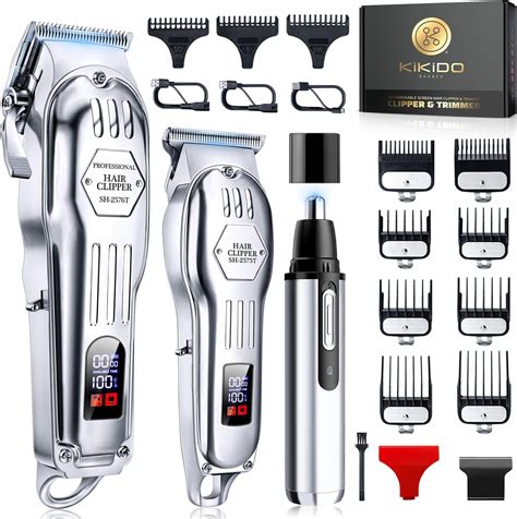 Amazon.com: KIKIDO Hair Clippers for Men, Professional Cordless Hair ...