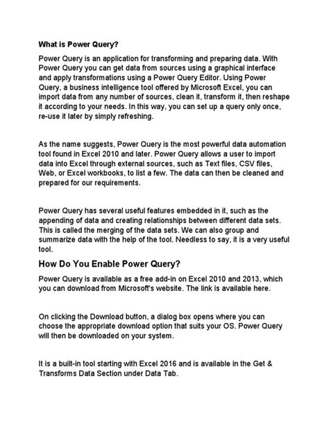 Image result for What Is Power Query