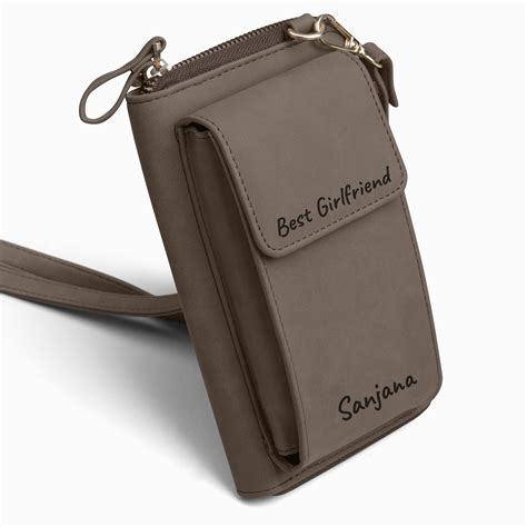 Personalized Leather Crossbody Sling Bag For Women