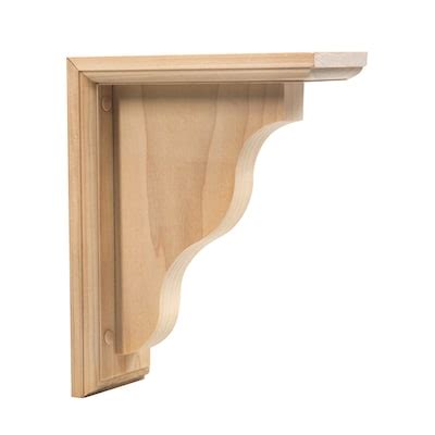 Unfinished 3.5-Inch-Wide Brackets at Lowes.com