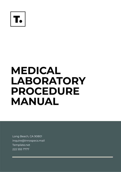 Free Medical Office Policy and Procedure Manual Template to Edit Online