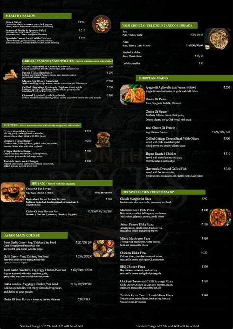 Menu at On the rocks bar + kitchen rajarajeshwari Nagar, Bengaluru