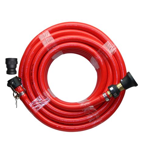 Fire Hose Kit 20m x 1 inch 25mm ID Fire Rated Outlet Fighter Fighting ...