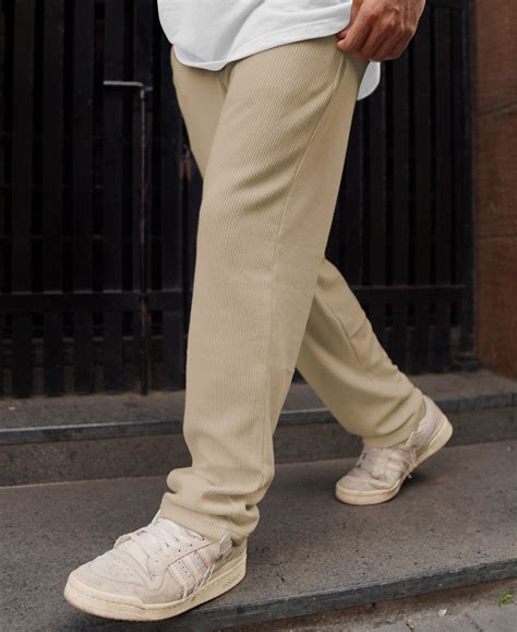 Camel Corduroy Relaxed Fit Pant – Powerlook