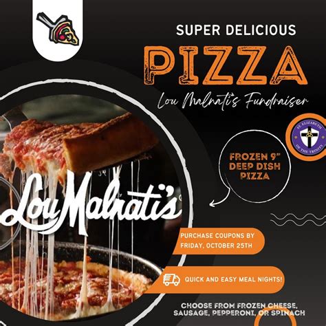 Lou Malnati’s Coupon Fundraiser | St. Elizabeth of The Trinity School