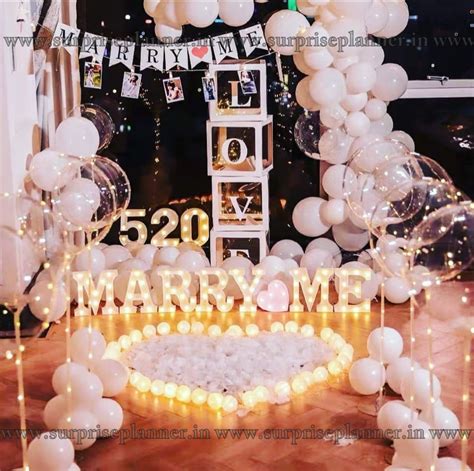 Fairytale Marry Me Proposal Decoration at Home