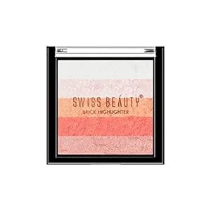 Swiss Beauty Brick Highlighter | Highly-Pigmented Powder Highlighter ...