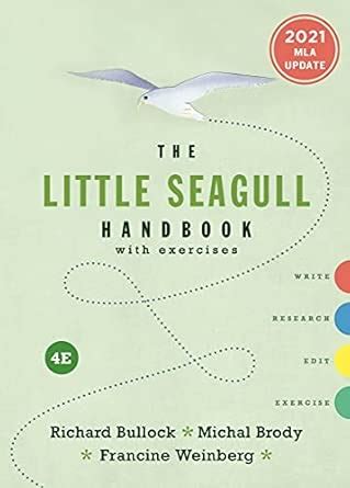 Buy The Little Seagull Handbook with Exercises: 2021 MLA Update Book ...