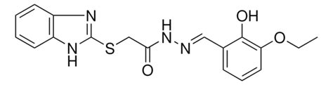 2-(1H-BENZOIMIDAZOL-2-YLSULFANYL)-ACETIC ACID (3-ETO-2-HO-BENZYLIDENE ...