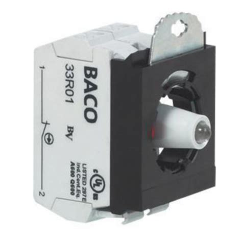 BACO Bouton-Poussoir - Etrier 3 positions + 1 Contact NF + Bloc Led ...