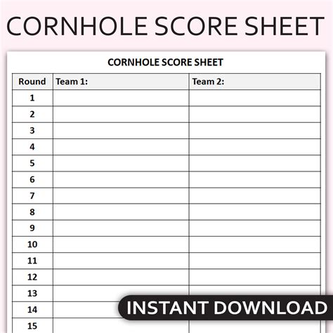 Cornhole Scoring at Austin George blog