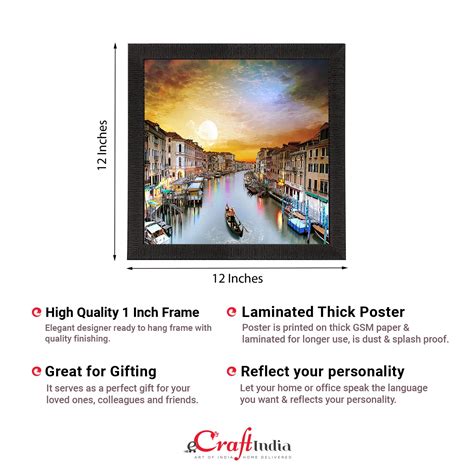 Scenery View Matt Textured UV Art Painting - eCraftIndia Online