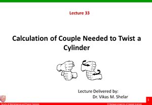 Equivalence of shear stress - Equivalence of a shear stress to ...