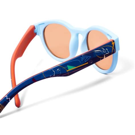 Buy Creamy White Grey Full Rim Kids 8-12 yrs Square Hooper Sunnies HP ...