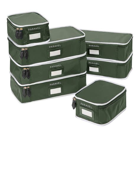 Paravel Trunk Packing Cube Set in Safari Green | FWRD
