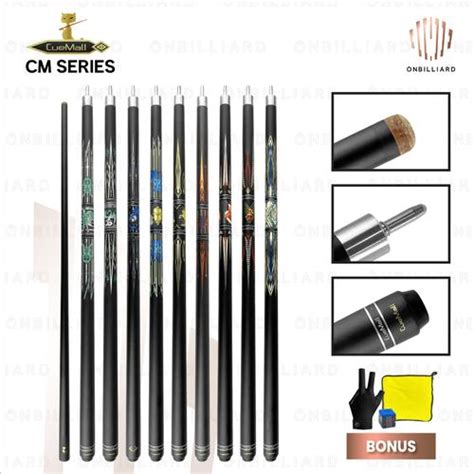 Promo CueMall CM Series Carbon Cue Stick Play Billiard Cue Mall Stik ...