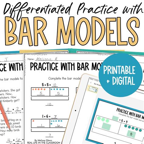 Bar Models for Math - Addition Word Problems - Differentiated - Print ...