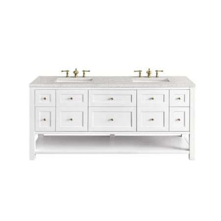 James Martin Vanities 330-V72-BW-3EJP Breckenridge 72" Free Standing ...