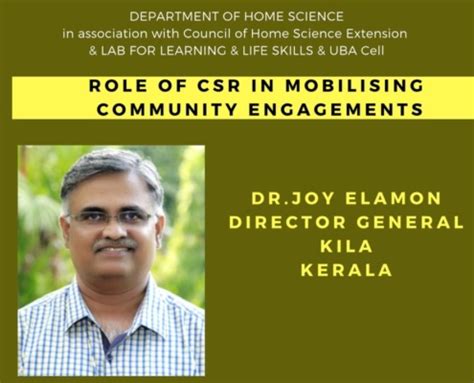 Expert Talk “Role of CSR in Mobilising Community Engagements ...