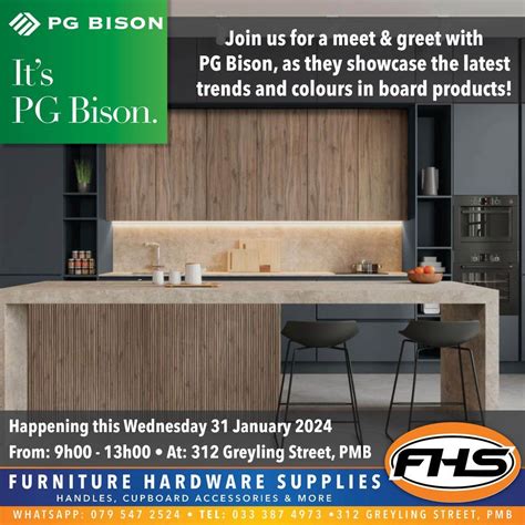 PG Bison Meet & Greet, Fhs - Furniture Hardware Supplies ...