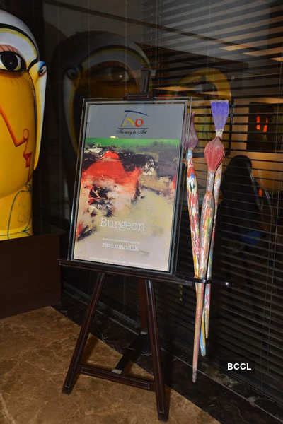 Ravi Mandlik during his art show 'Burgeon,' held at Tao Art Gallery, Mumbai