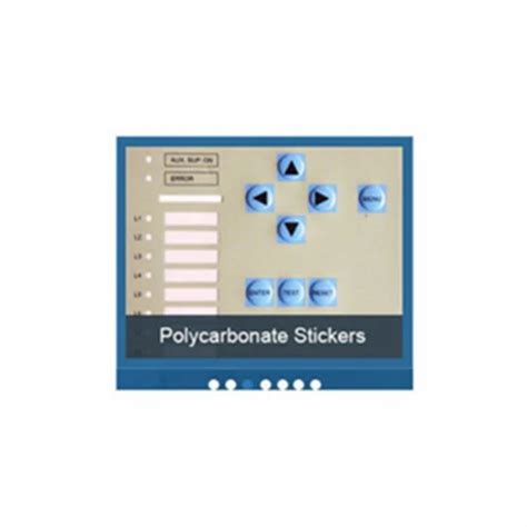 Adhesive Sticker - Blue Polycarbonate Sticker Manufacturer from Pune