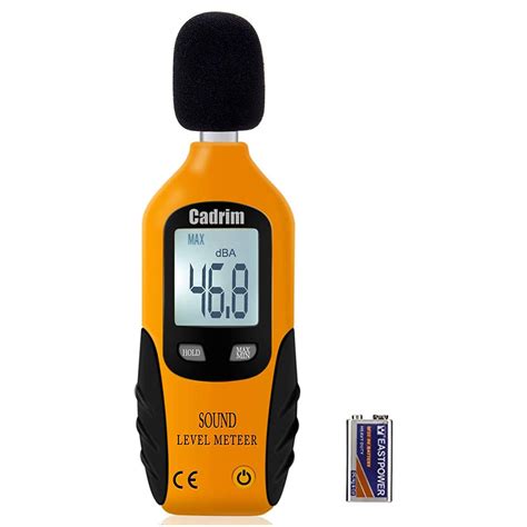 Cadrim Digital Sound Level Meter - Decibel Meter Noise Measure Device ...