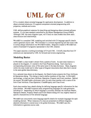 Fillable Online UML for C# Fax Email Print - pdfFiller