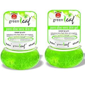 Green Leaf Anti-Aging Aloe Vera Gel (120 g) Pack of 2 : Amazon.in: Beauty