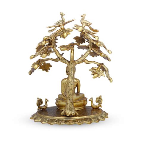 Giri - Buddha Sitting Under Tree | Buddha Sitting Statue | Buddha Idol