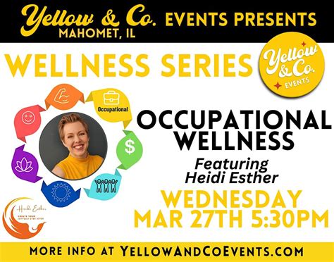 Occupational Wellness Workshop with Heidi Esther,Joy Coach + Thought ...