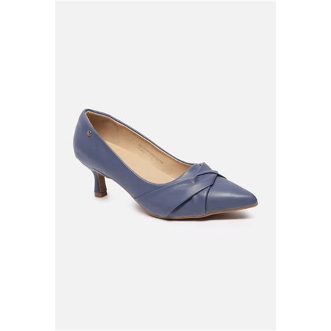 Buy Allen Solly Women Navy Blue Casual Pumps Heels Online