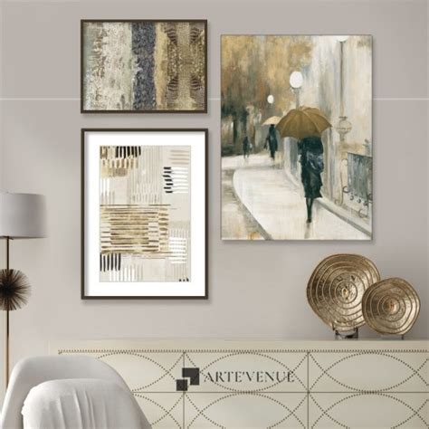 Gallery Wall Set: Scrambled Blue, Set of 5 Paintings | Customization ...